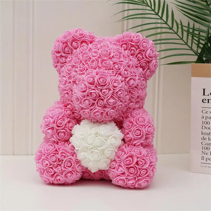 Rose Flower Bear Heart